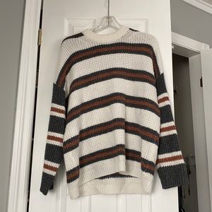 Colourblock knit sweater